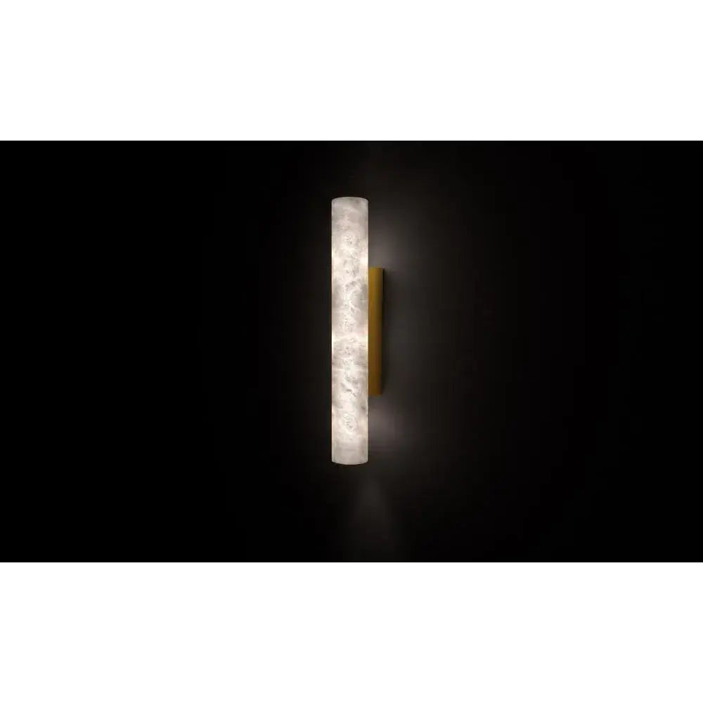 Tarron Modern Alabaster Linear Wall Sconce