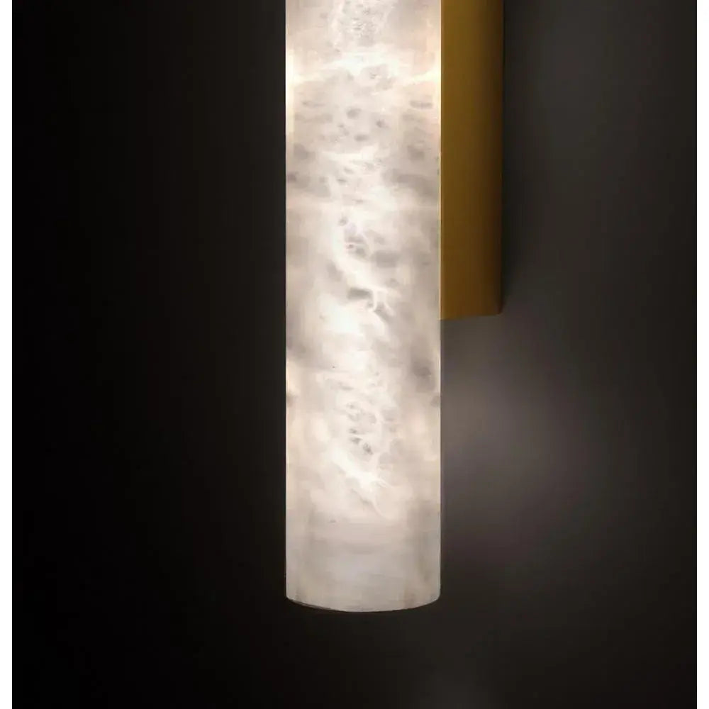 Tarron Modern Alabaster Linear Wall Sconce