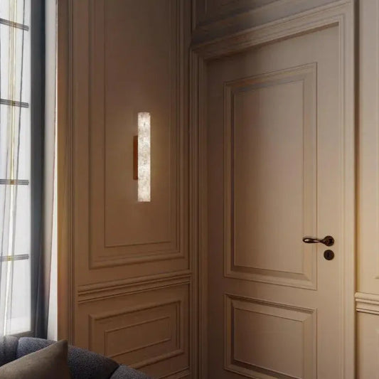 Tarron Modern Alabaster Linear Wall Sconce