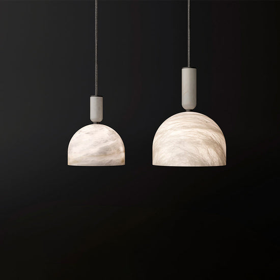 Merlin Enid Alabaster Bedside Pendant Light, Kitchen Pendant Lamp