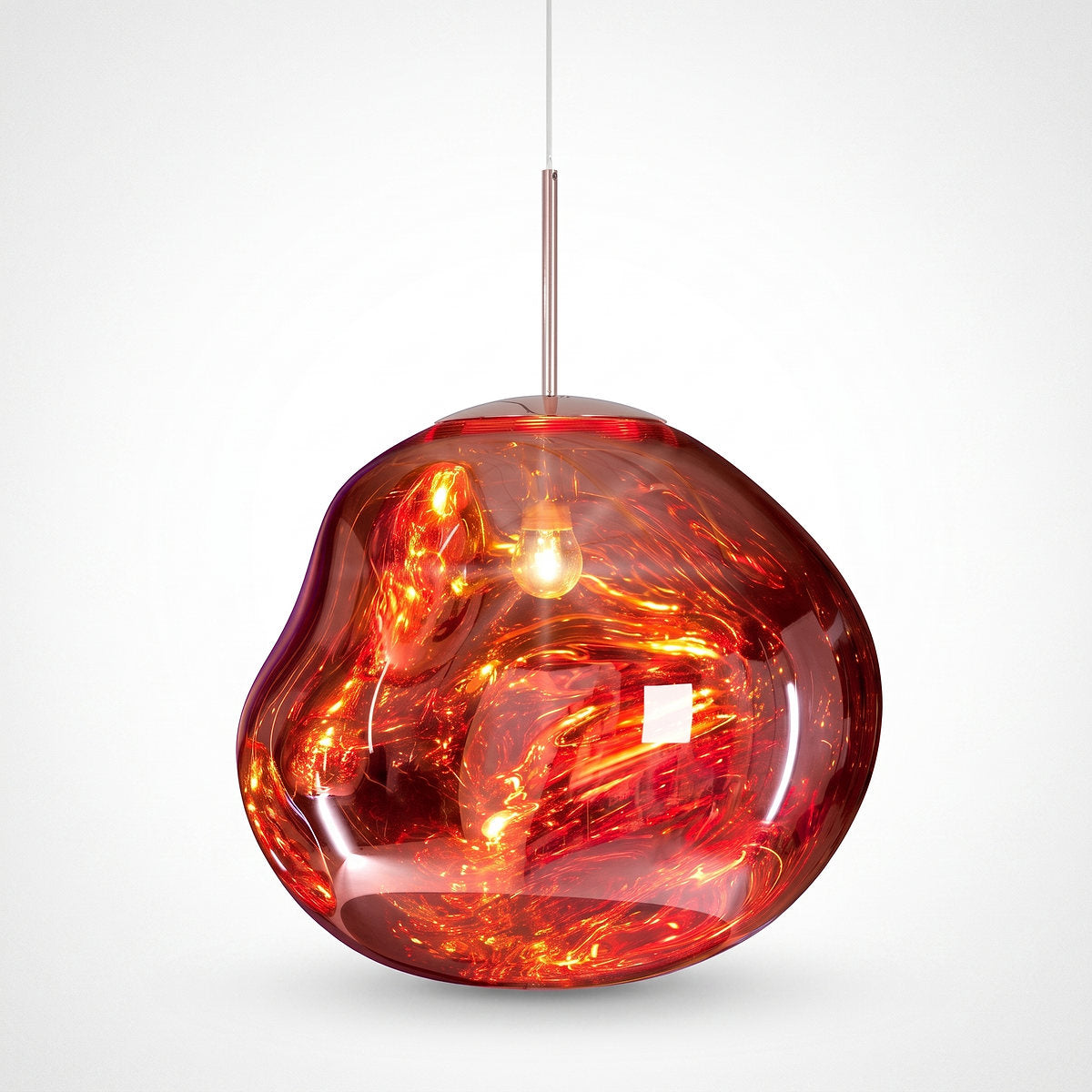Modern Lava Pendant Light, 7-18.9-Inch, Gold for Dining Room & Living Room