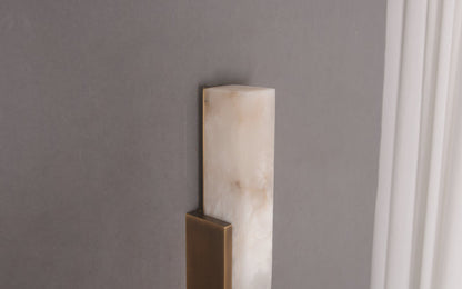 Nimbus Alabaster Brass Wall Sconce