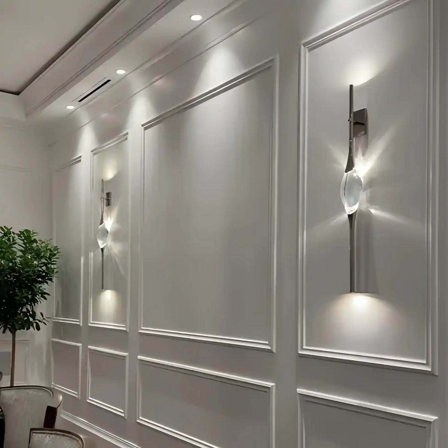 Pezzo Single Crystal Wall Sconce