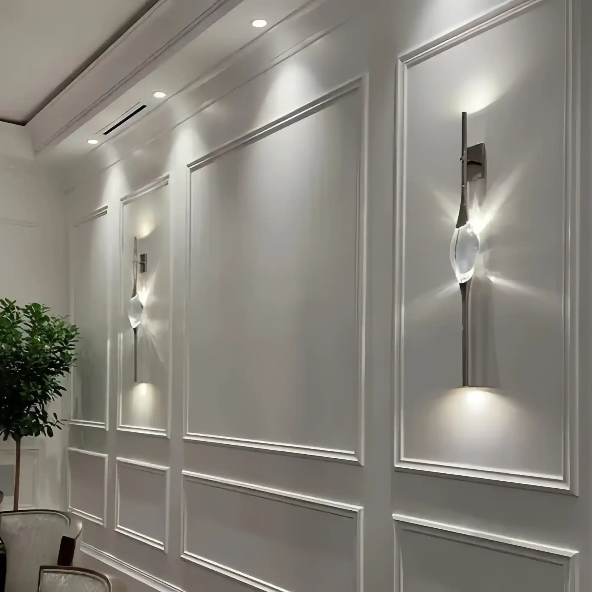 Pezzo Single Crystal Wall Sconce