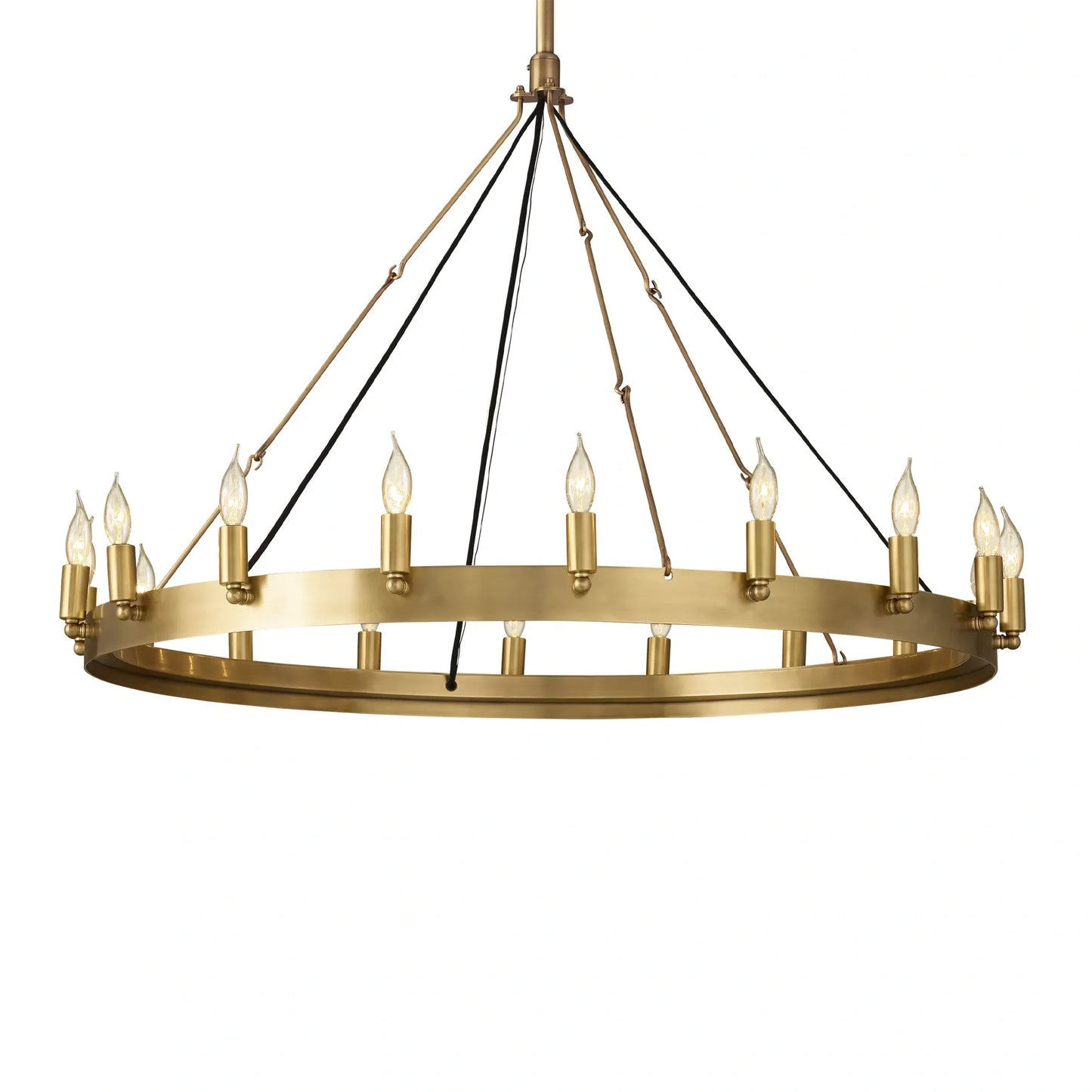 Camins Vintage Candelabra Round Chandelier