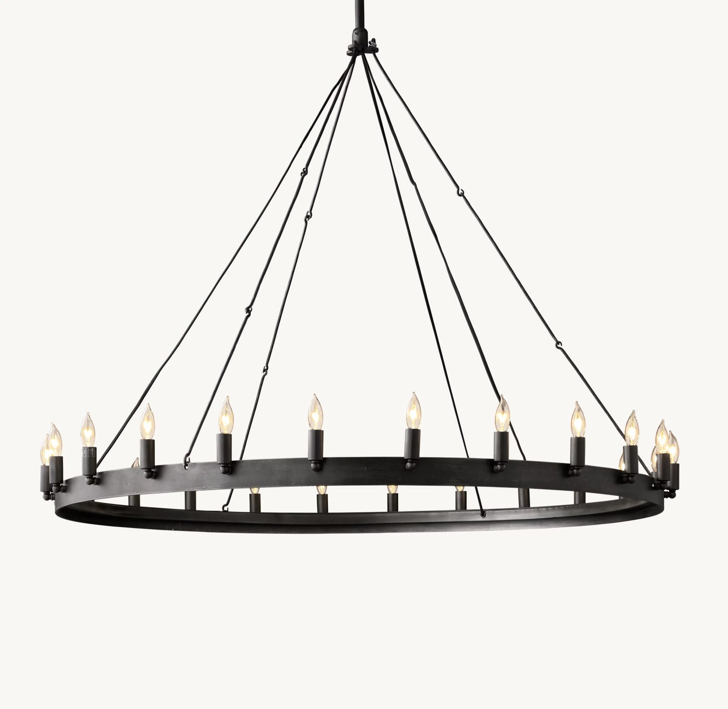 Camins Vintage Candelabra Round Chandelier