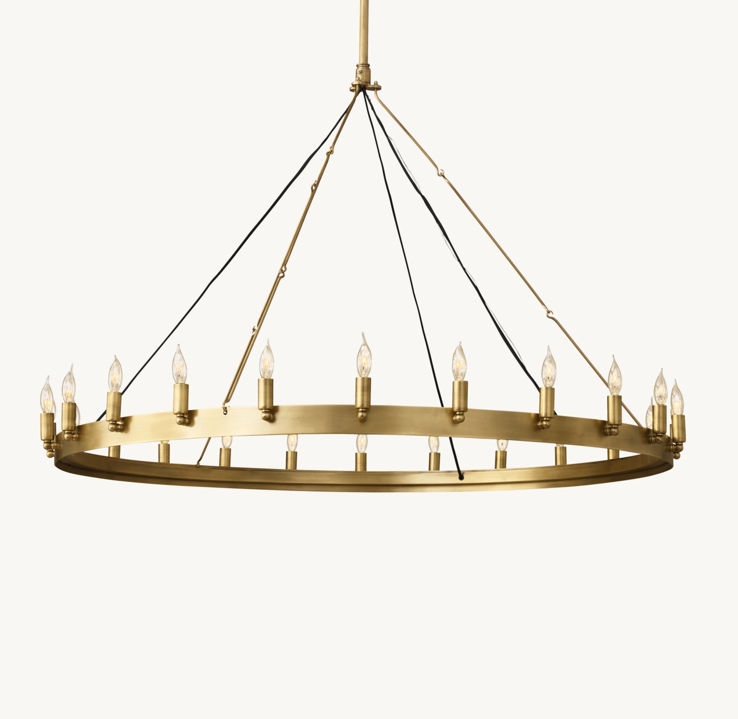 Camins Vintage Candelabra Round Chandelier