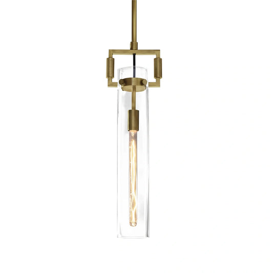 Zephyral Glass Cylinder Pendant