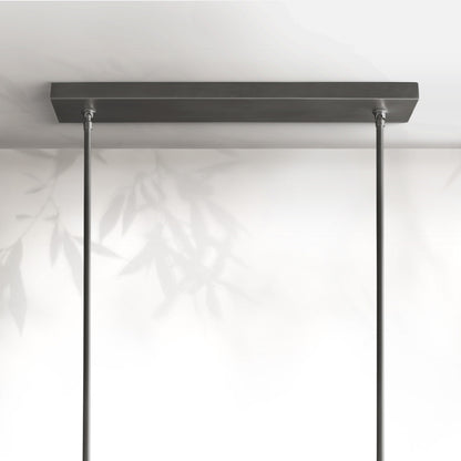 Boule Do Cristal Glass Linear Chandelier