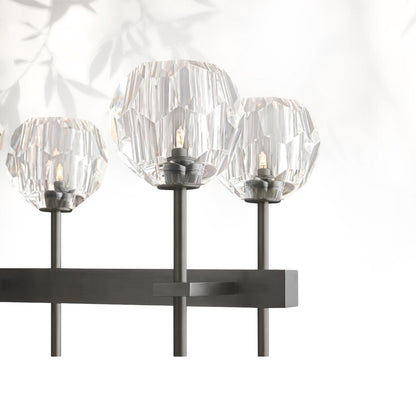 Boule Do Cristal Glass Linear Chandelier