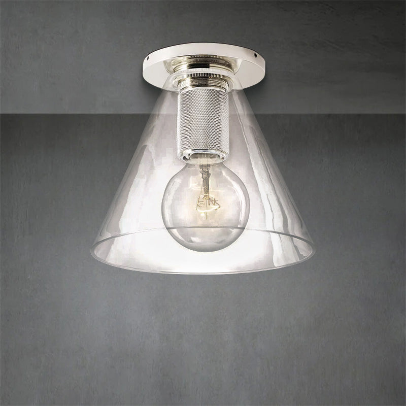 Urbane Funnel Shade Flushmount