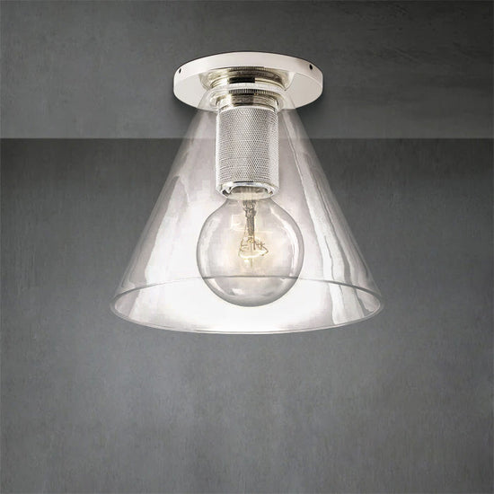 Urbane Funnel Shade Flushmount