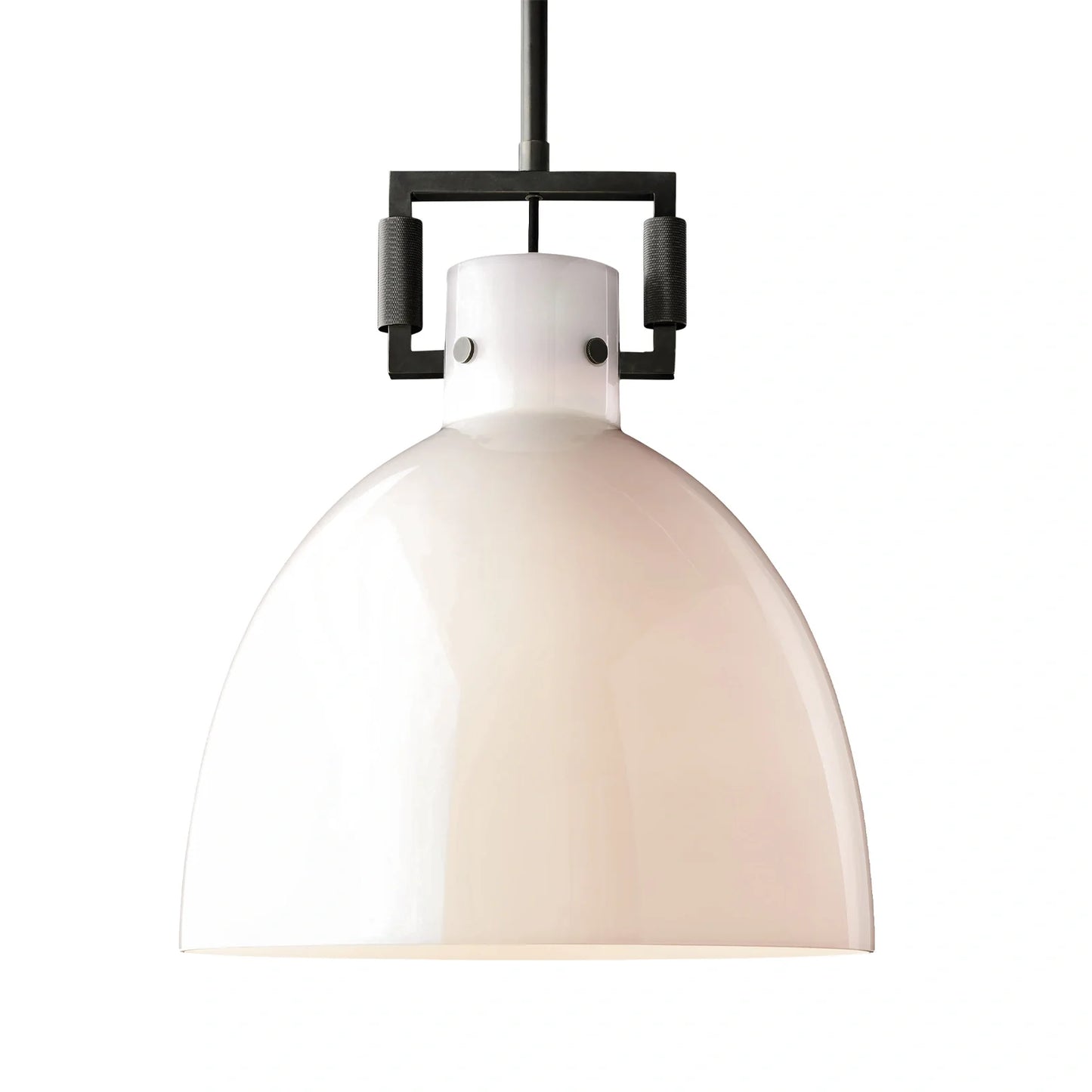 Zephyral Milk Glass Cloche Pendant
