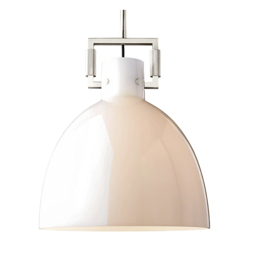 Zephyral Milk Glass Cloche Pendant