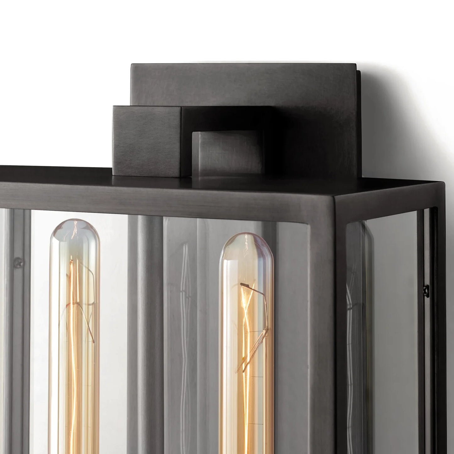 Baker Outdoor Square Lantern Wall Sconce 18"21"28"