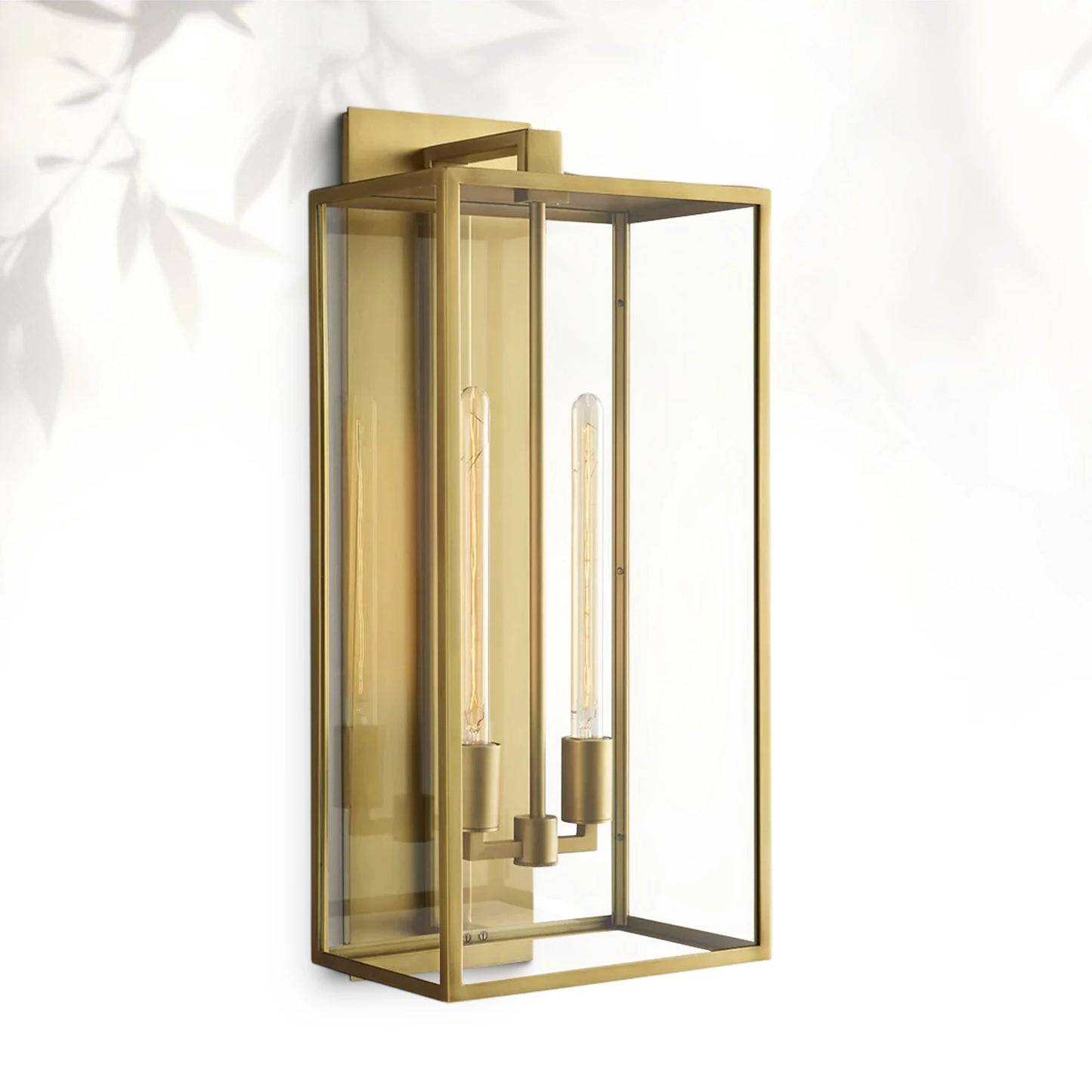 Bickman Outdoor Square Lantern Wall Sconce 18"21"28"