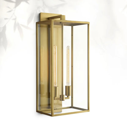 Bickman Outdoor Square Lantern Wall Sconce 18"21"28"