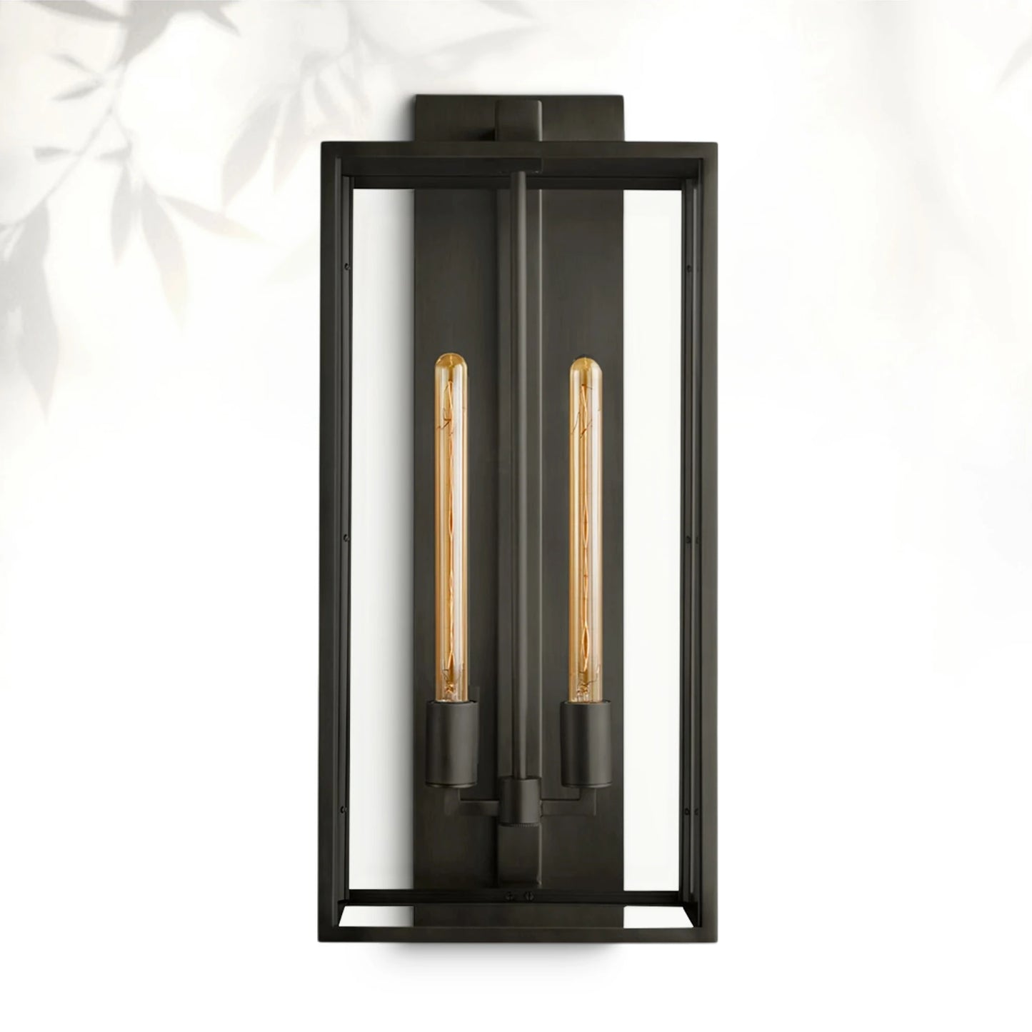 Bickman Outdoor Square Lantern Wall Sconce 18"21"28"