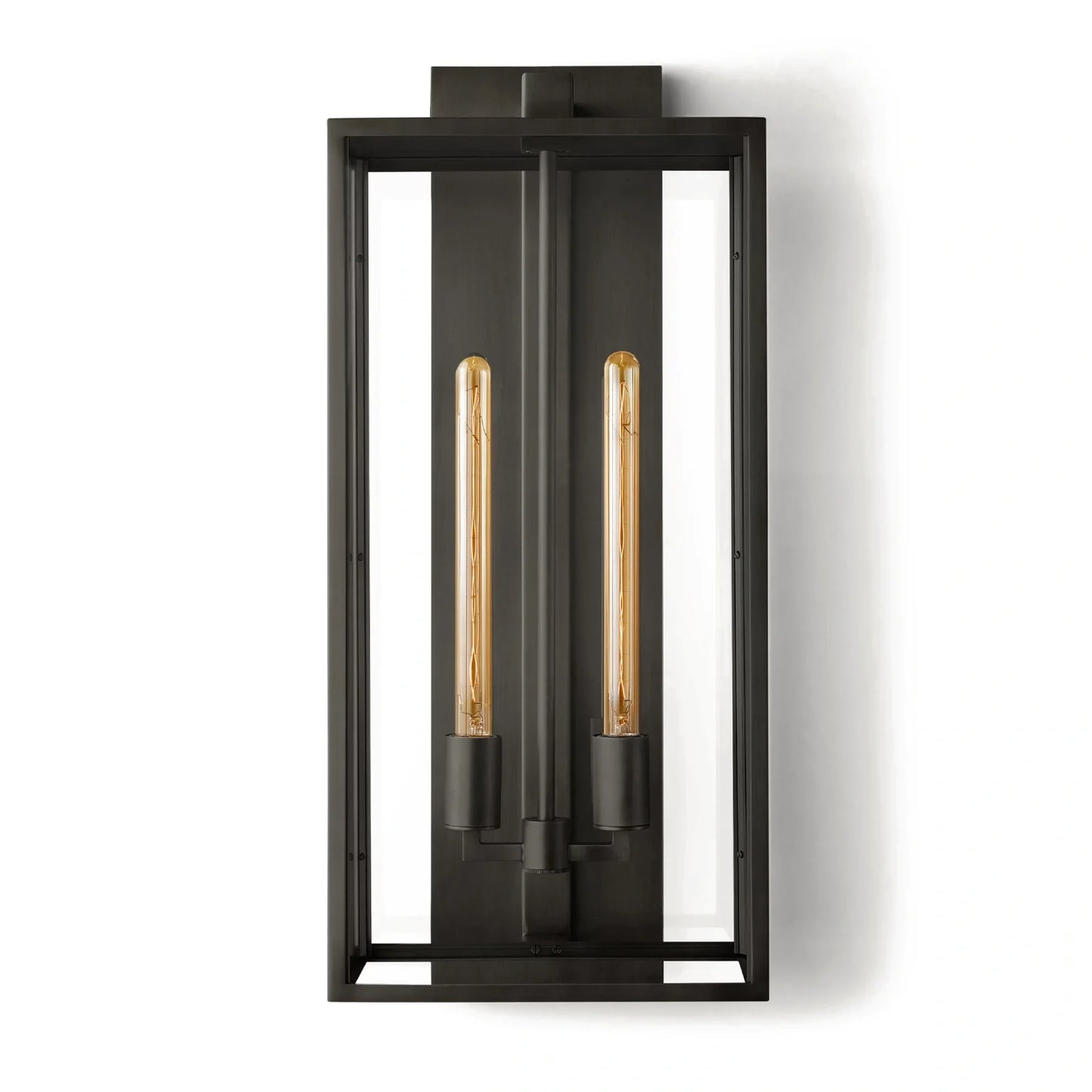 Baker Outdoor Square Lantern Wall Sconce 18"21"28"