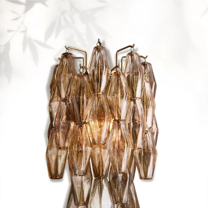 Chiaravalle Glass Short Wall Sconce 19", 30"