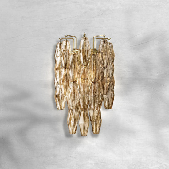 Cyra Glass Short Wall Sconce