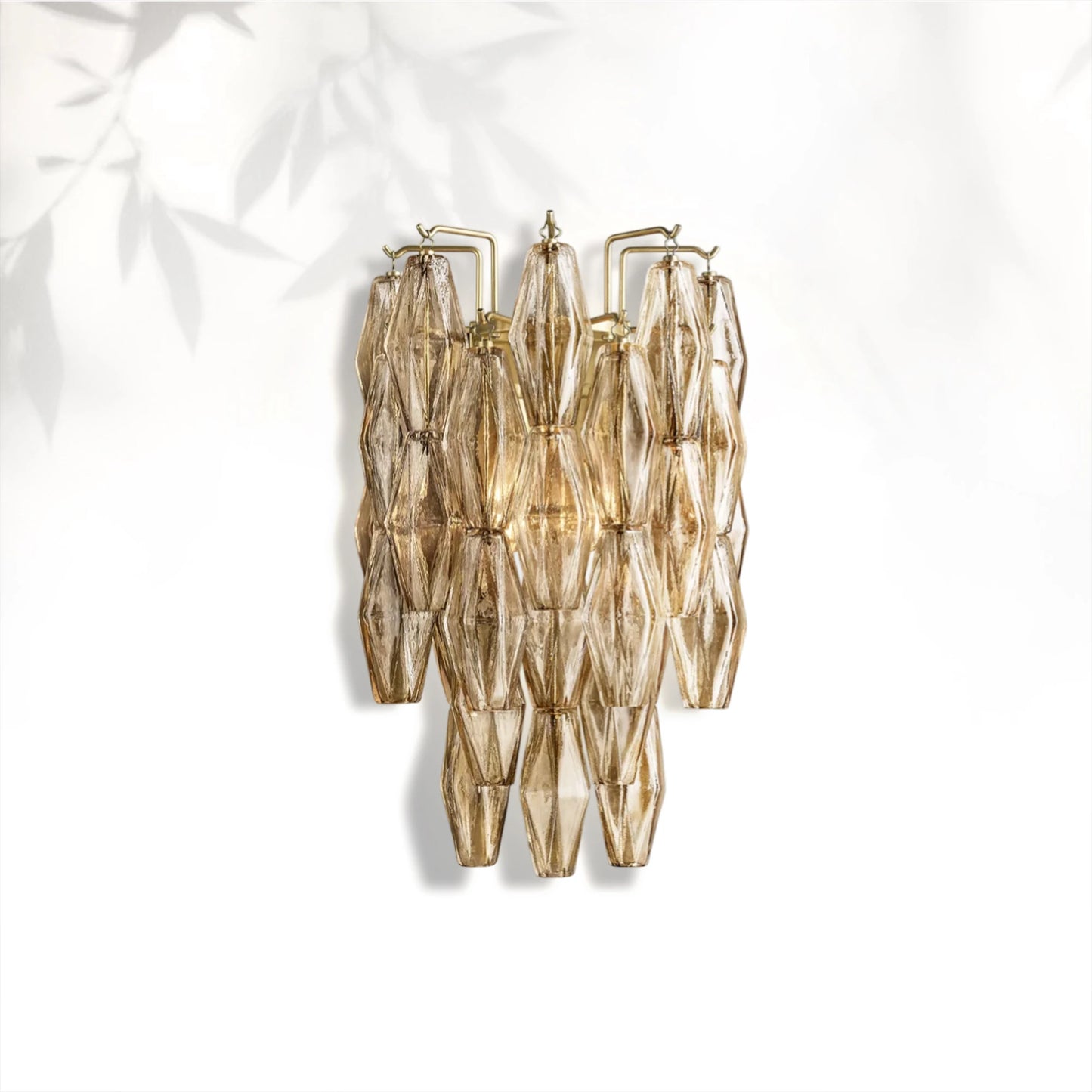 Chiaravalle Glass Short Wall Sconce 19", 30"