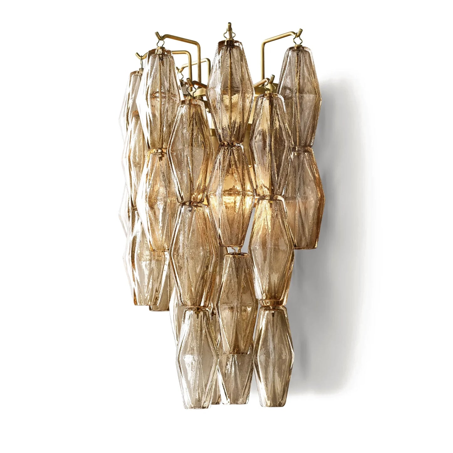 Chiaravalle Glass Short Wall Sconce 19", 30"