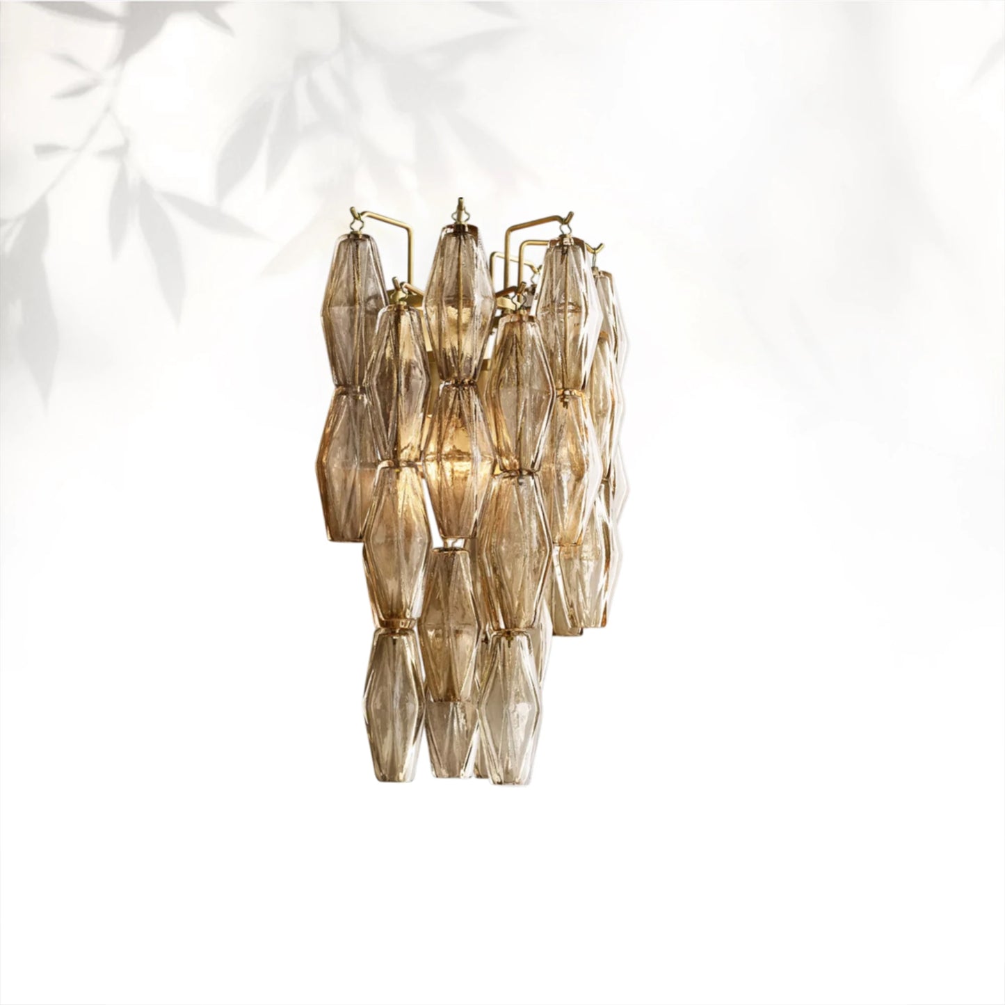 Chiaravalle Glass Short Wall Sconce 19", 30"