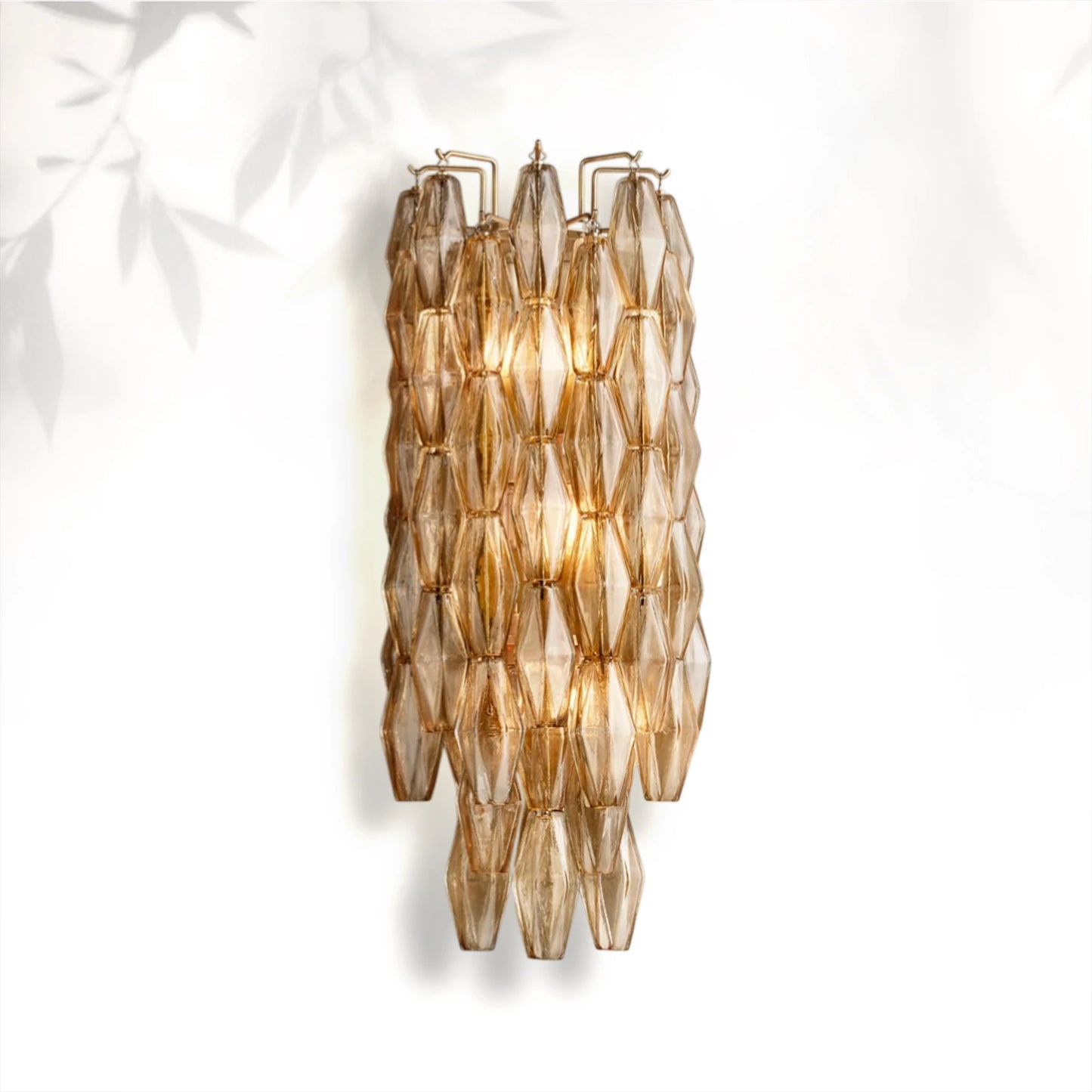 Chiaravalle Glass Short Wall Sconce 19", 30"