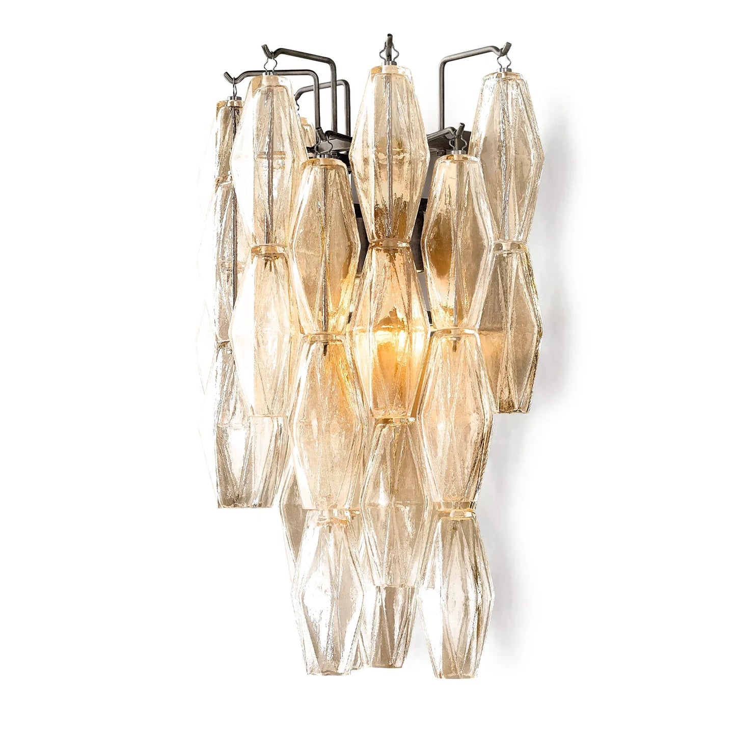 Chiaravalle Glass Short Wall Sconce 19", 30"