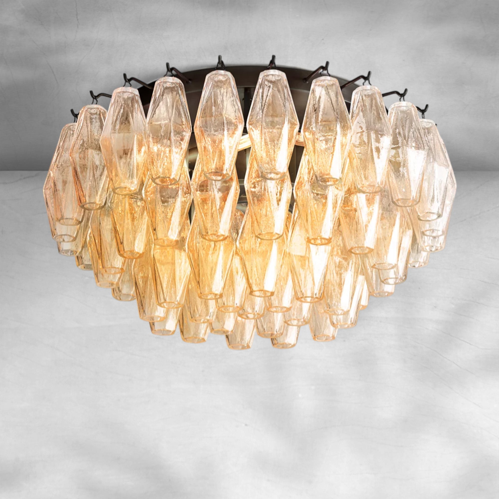 Cyra Glass Flushmount