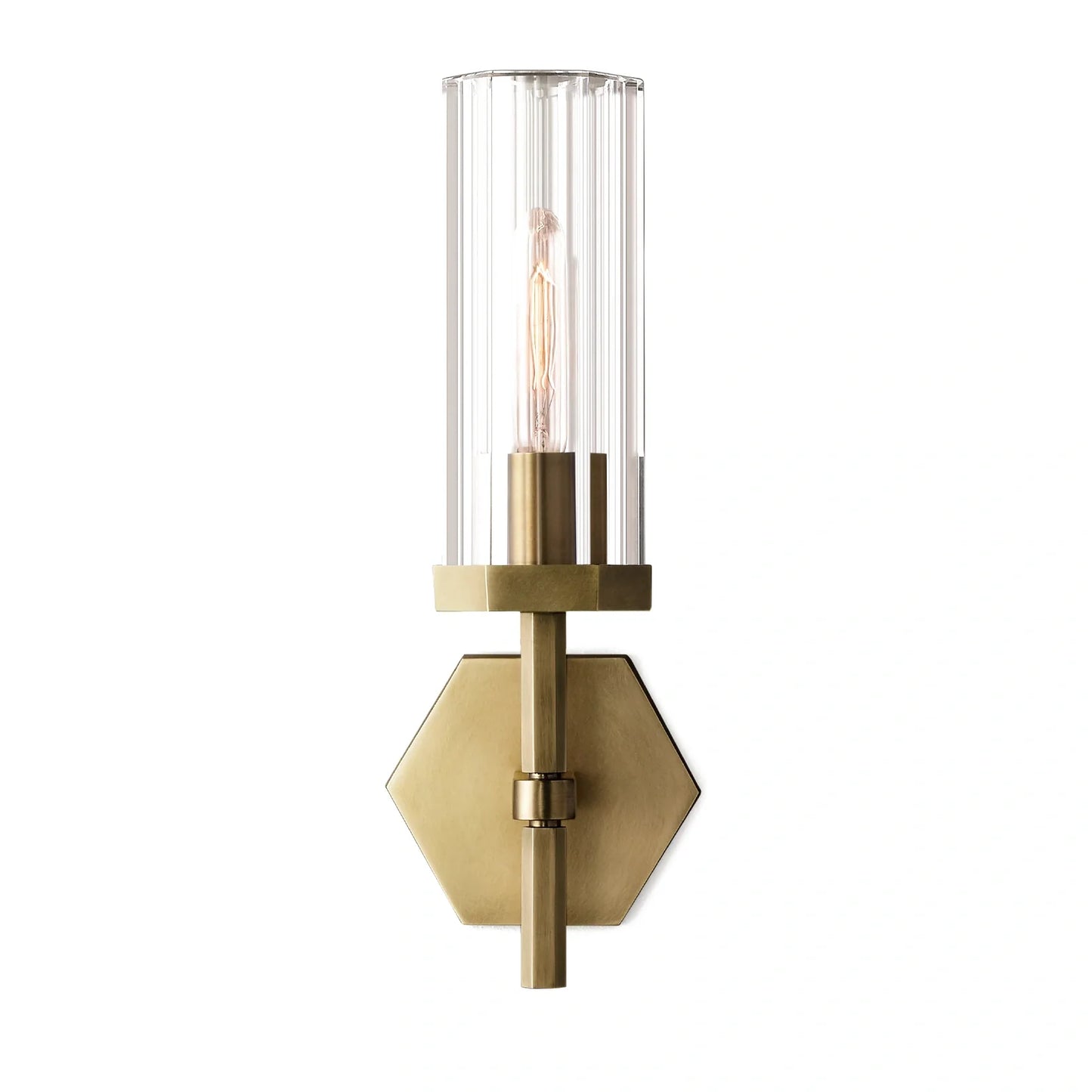 Lameth Hexagonal Wall Sconce 14"19"