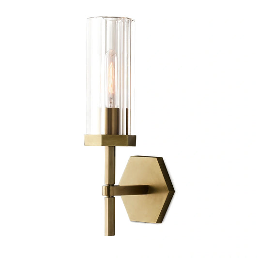 Lameth Hexagonal Wall Sconce 14"19"