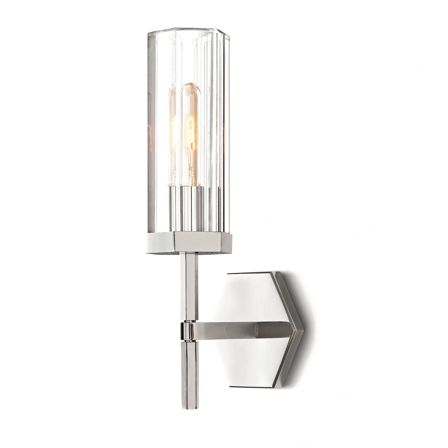 Lameth Hexagonal Wall Sconce 14"19"