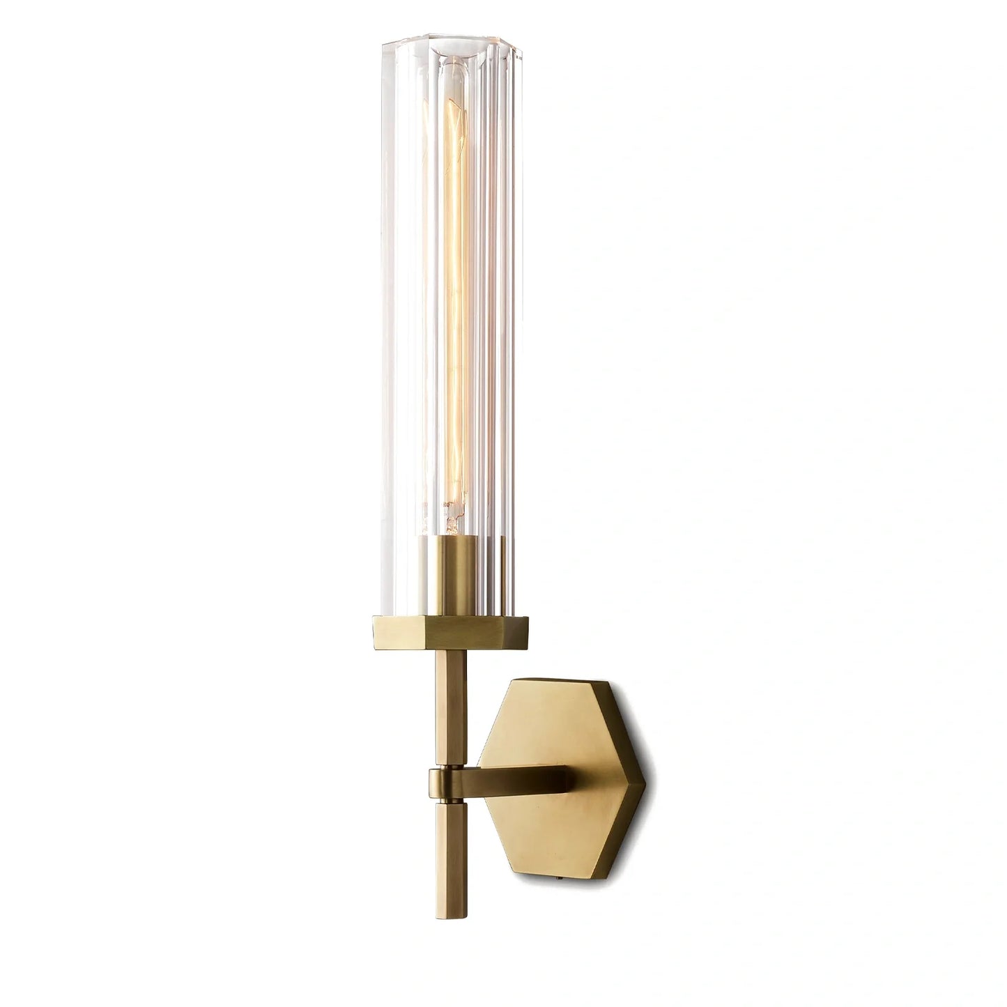 Lameth Hexagonal Wall Sconce 14"19"