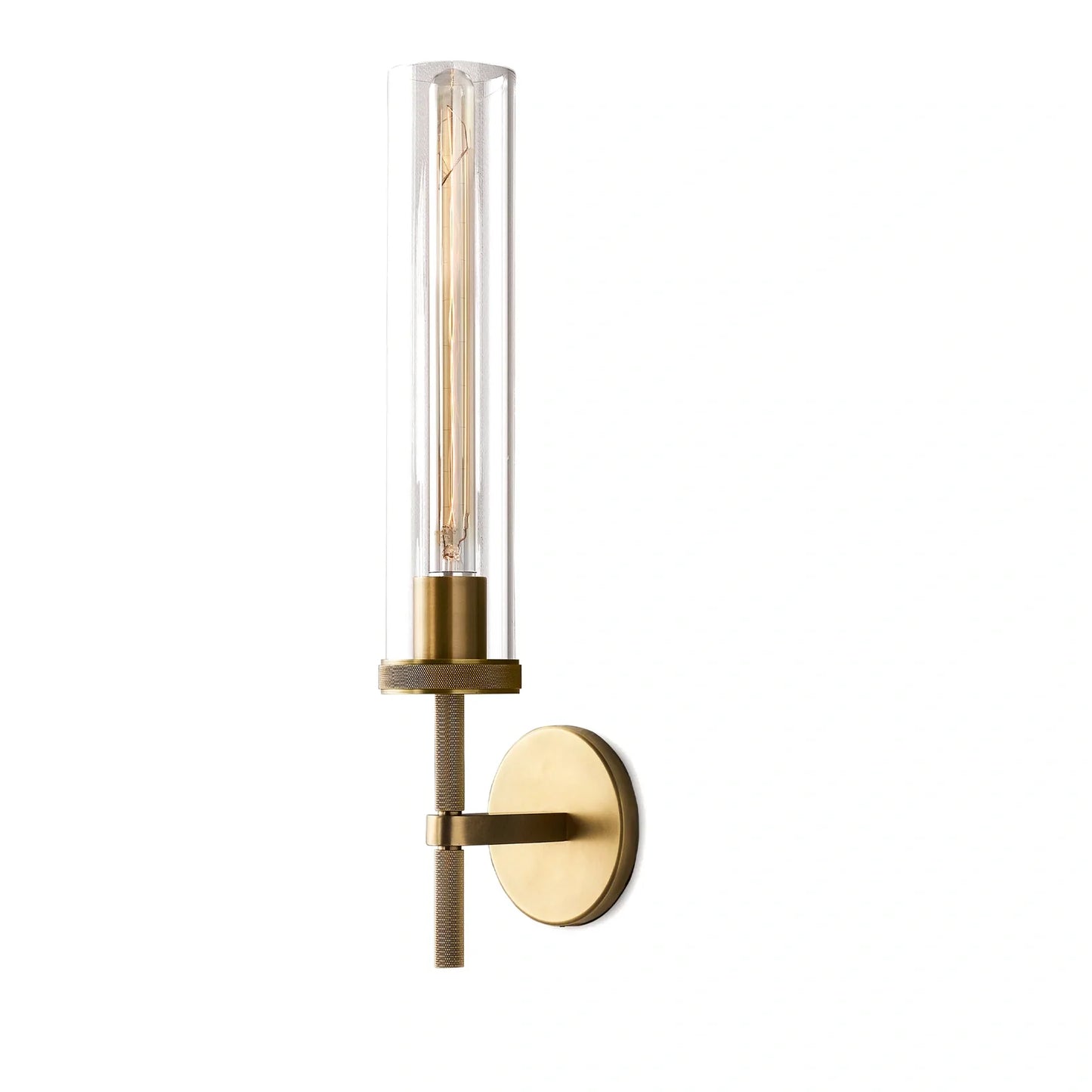 Lameth Knurled Sconce 14"19"