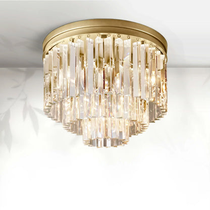 1920s Odeom Round Flushmount