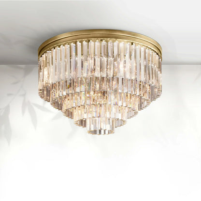 1920s Odeom Round Flushmount