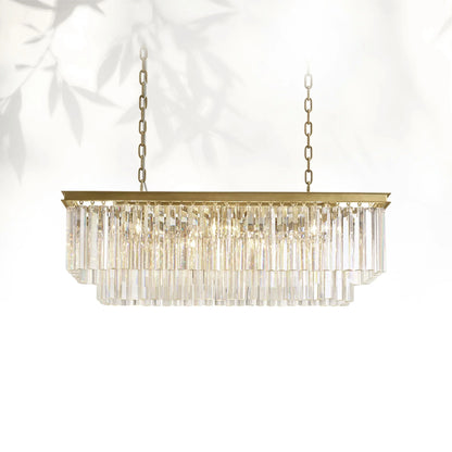 1920s Odeom Rectangular Chandelier