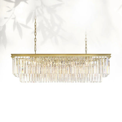 1920s Odeom Rectangular Chandelier