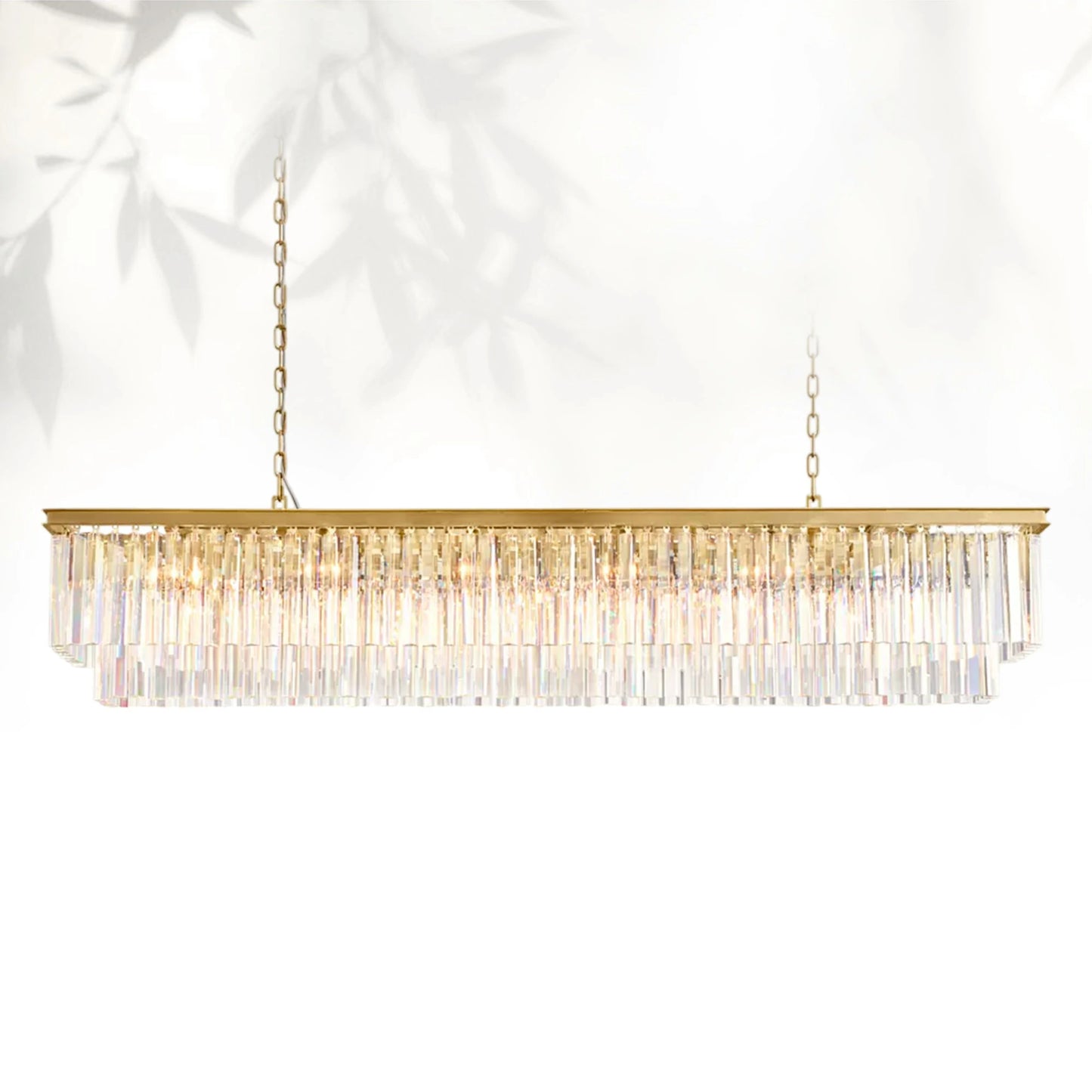 1920s Odeom Rectangular Chandelier