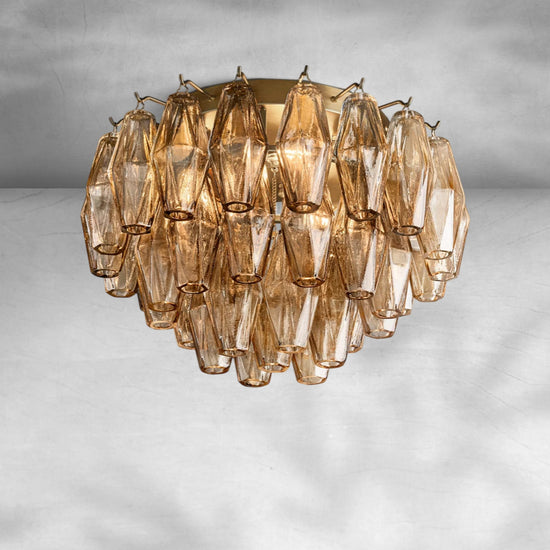 Cyra Glass Flushmount