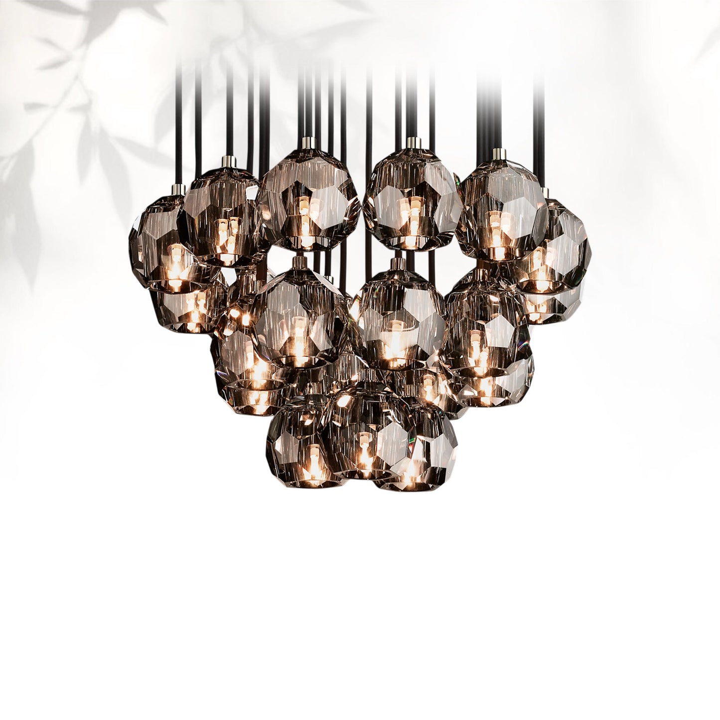 Boule Do Crystal Cluster Round Chandelier
