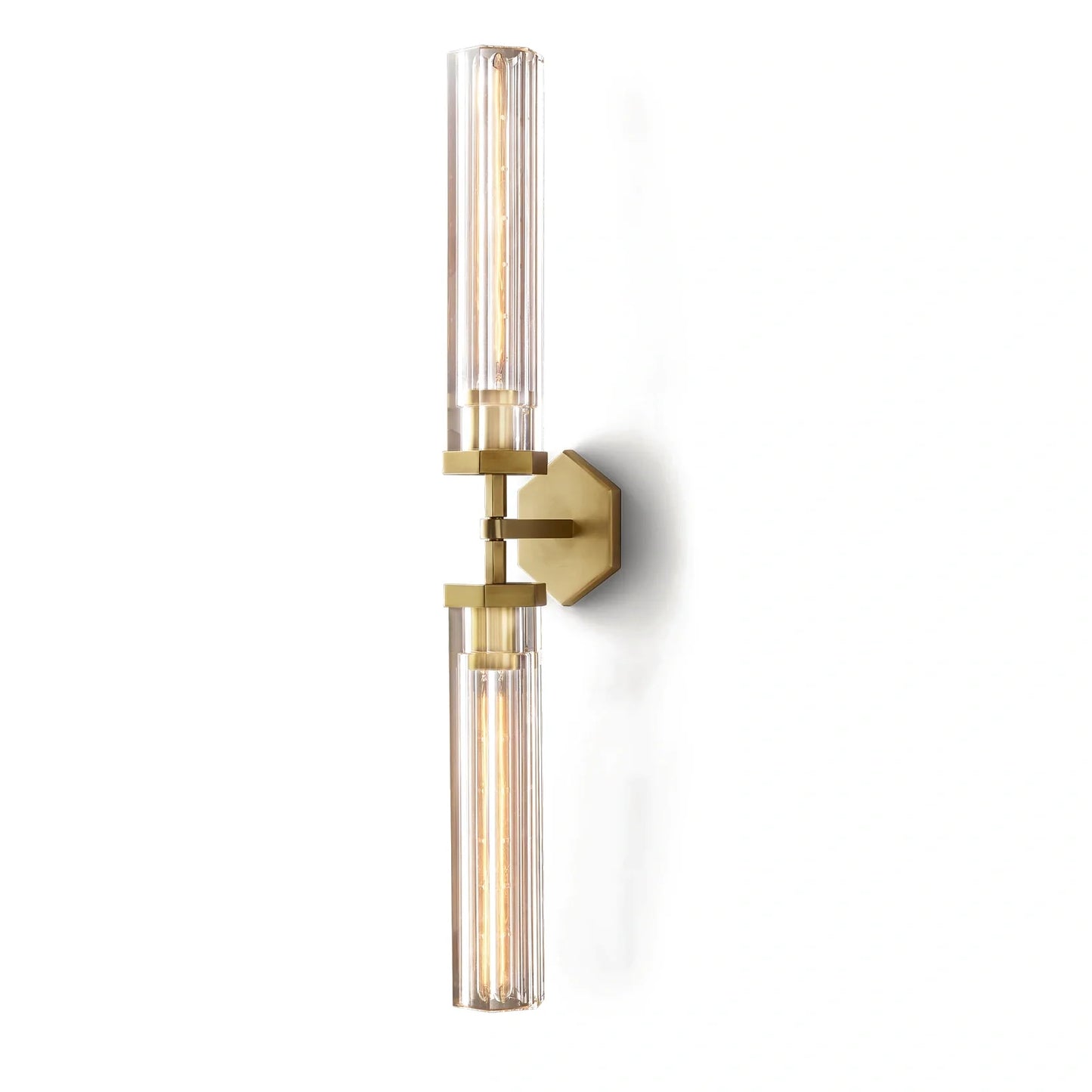 Lameth Hexagonal Linear Wall Sconce 20"31"