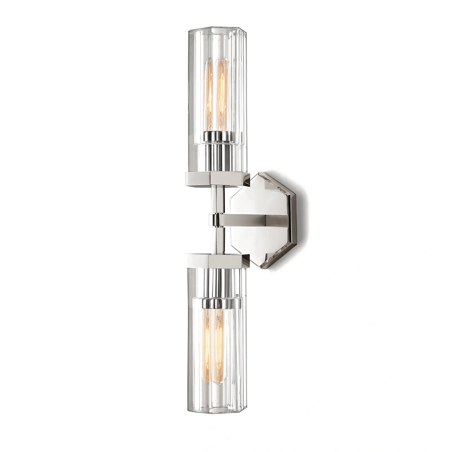 Lameth Hexagonal Linear Wall Sconce 20"31"