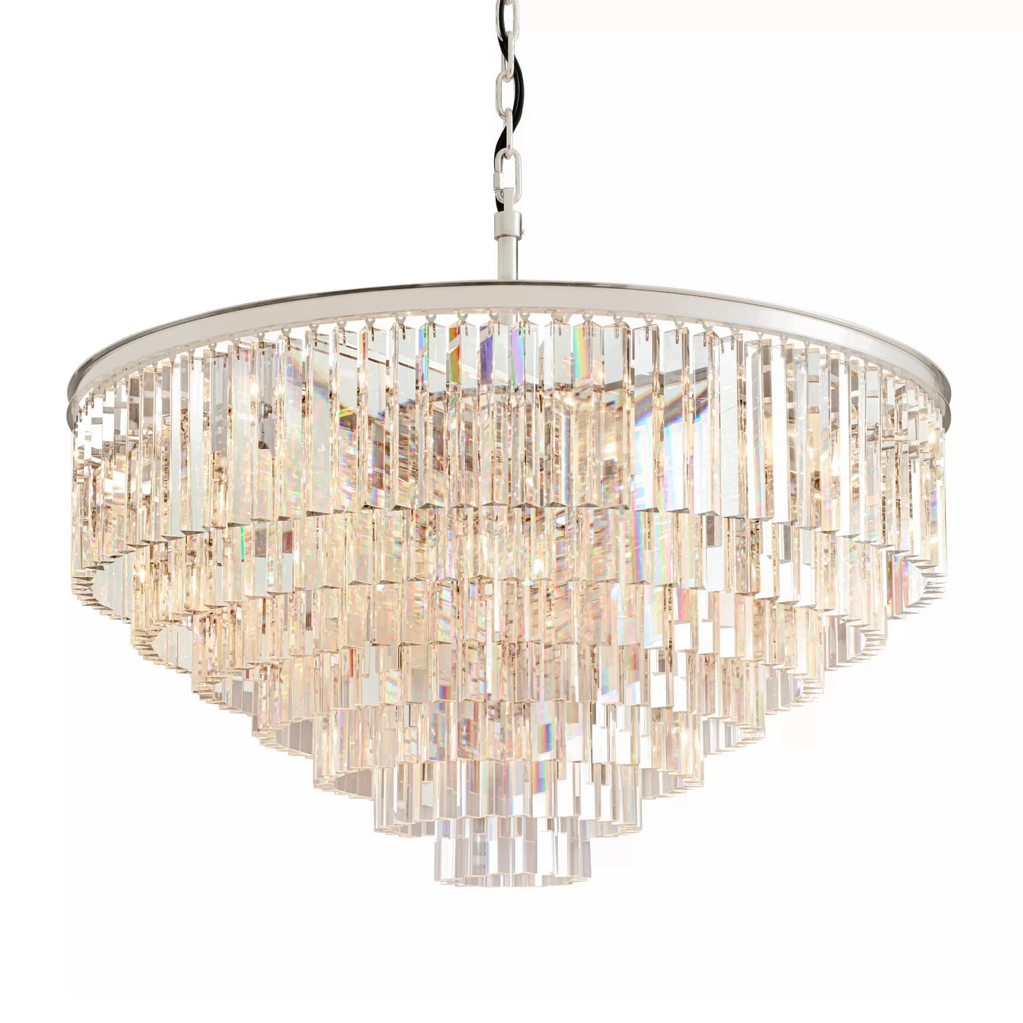 1920s Odeom Round Chandelier 20"32"44"