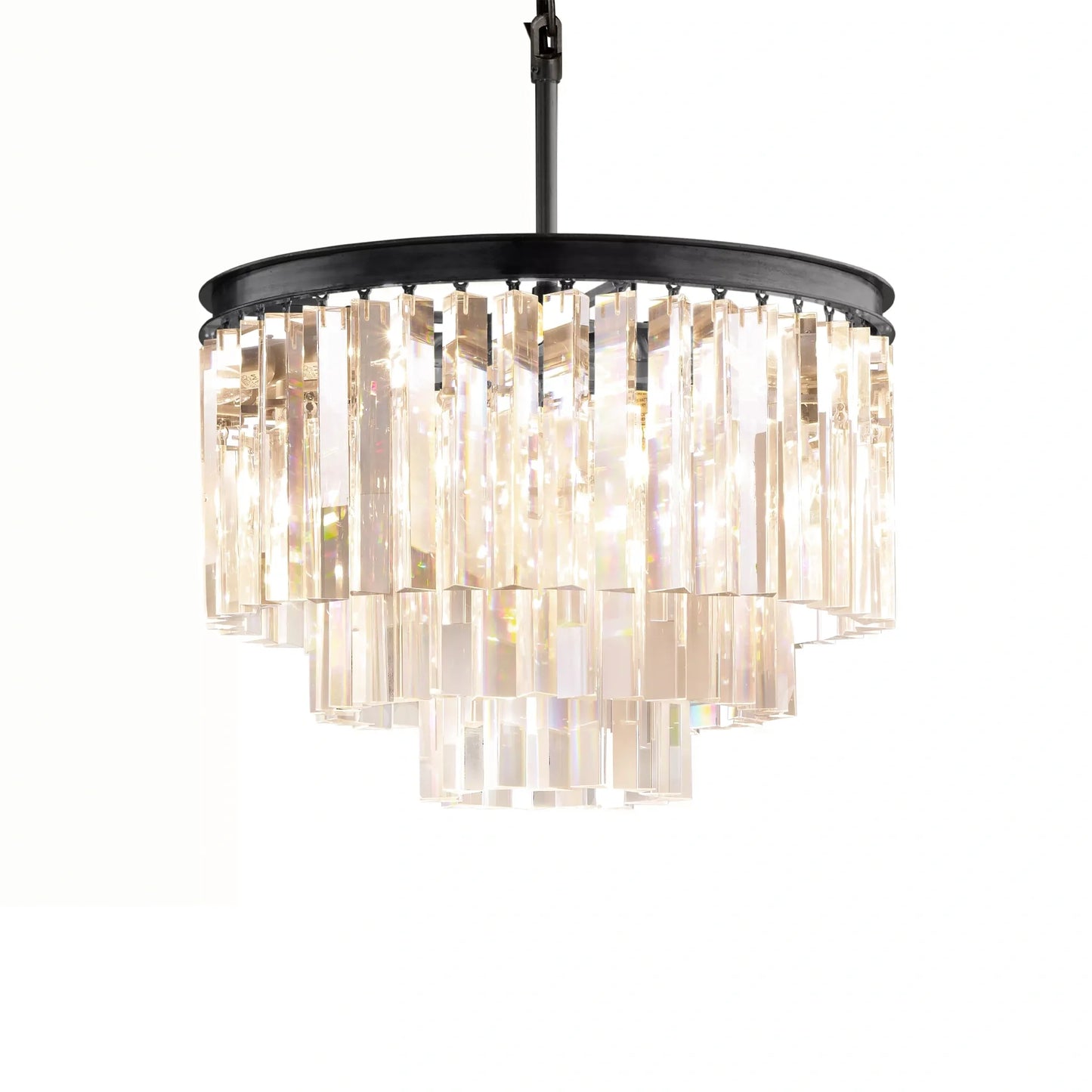 1920s Odeom Round Chandelier 20"32"44"