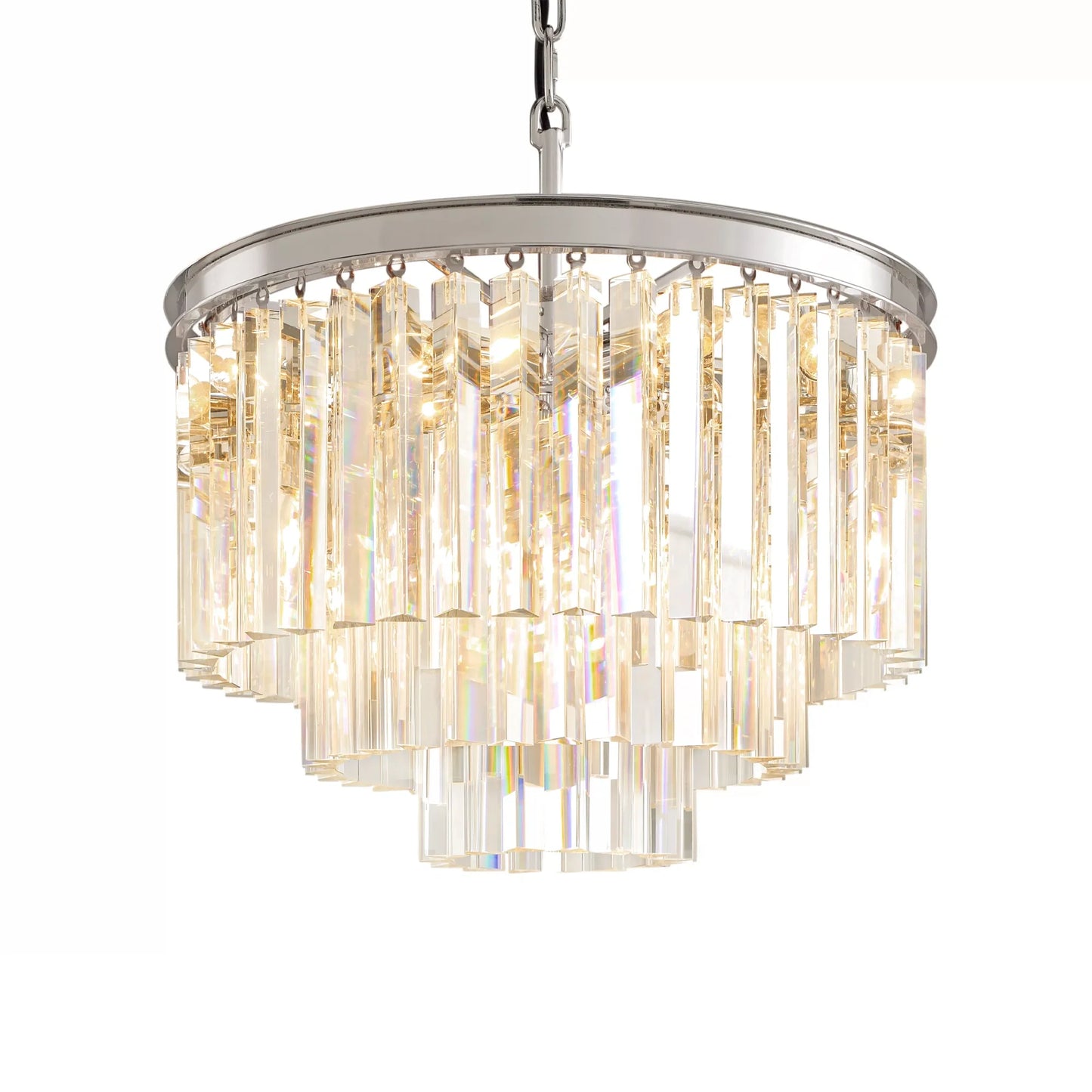 1920s Odeom Round Chandelier 20"32"44"