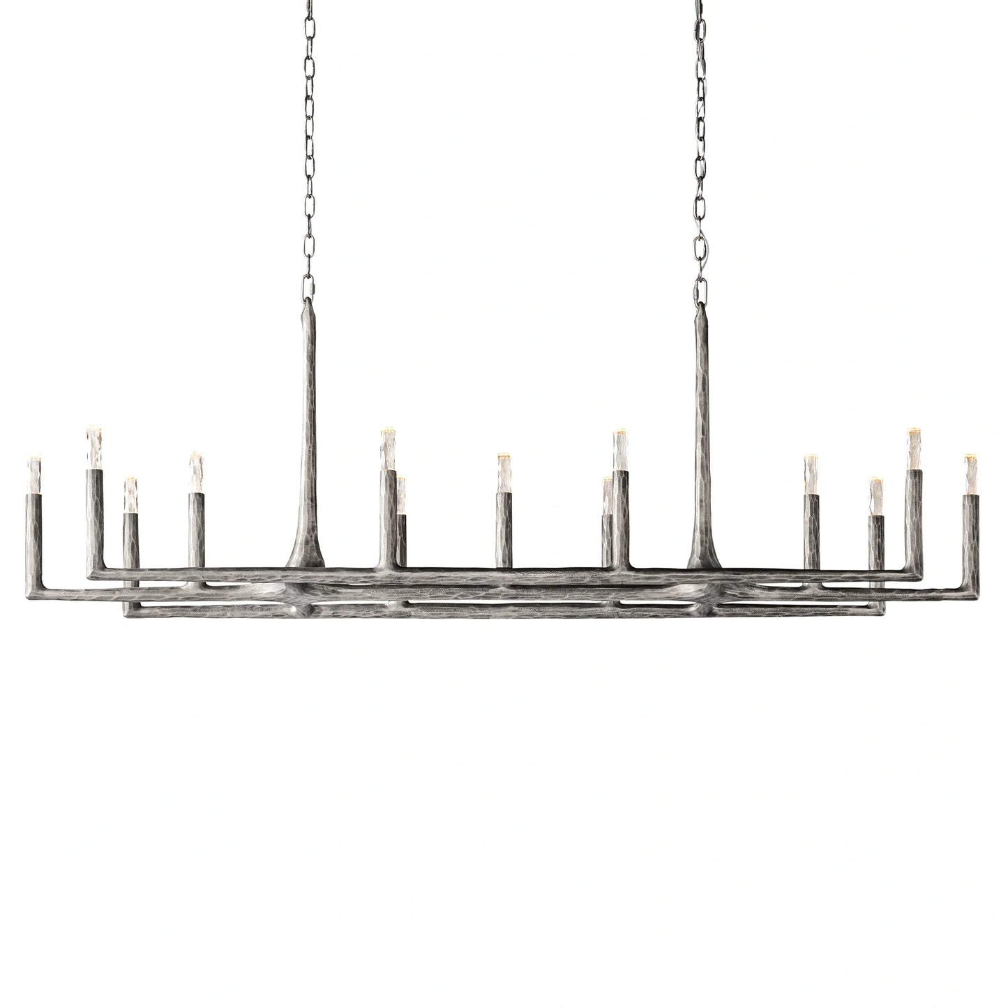 Thaddeas Forged Linear Chandelier 54"/72"/96"
