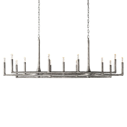 Thaddeas Forged Linear Chandelier 54"/72"/96"
